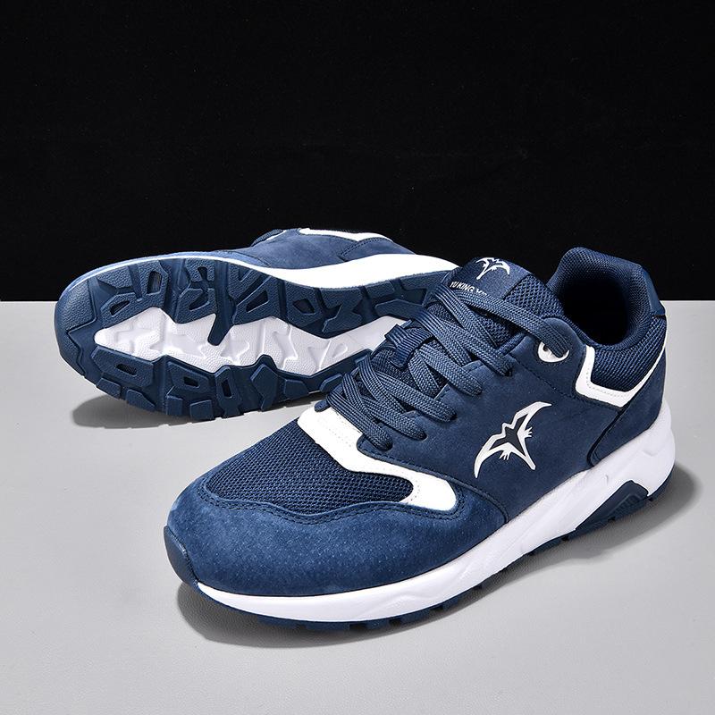 

2025 spring and summer mesh shoes versatile couple dad shoes casual versatile jogging shoes sports shoes trend breathable 44 синий