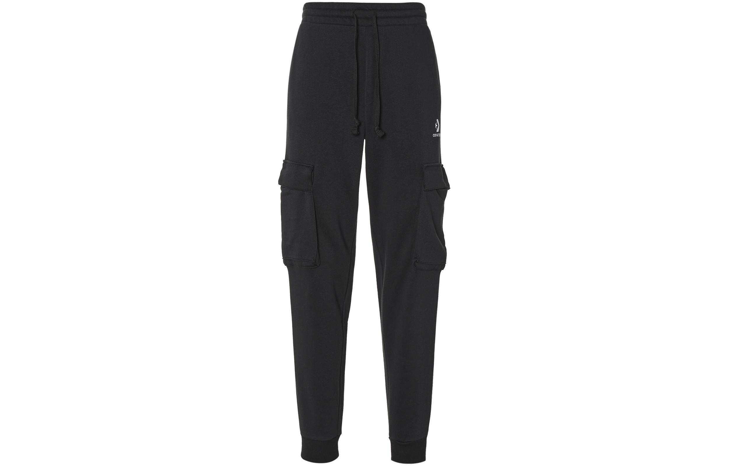 Converse Star Chevron EMB Cargo Pants Men s Black Thickened And Fleece Lined 10017878-A01 L