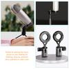 4pcs Mic Stand Clip Microphone Holder 270 Degree Rotation Standard Threaded Connection Universal Mic Clip Ring Bracket