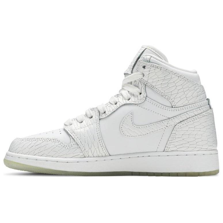 (GS) Air Jordan 1 Retro High Premium Frost White Kids 832596-100 EU 36.5
