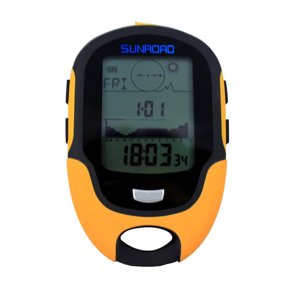 Multifunction LCD Digital Altimeter Barometer Compass Thermometer Hygrometer Weather Forecast LED To