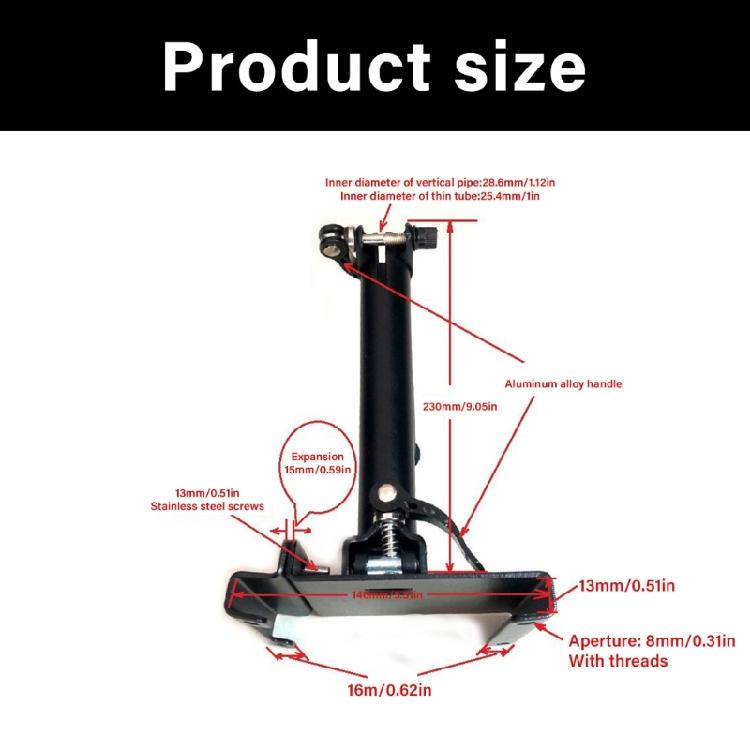 Selle Regolabili in Altezza per Monopattino Elettrico Sedia Sedile Pieghevole Sedile Ammortizzato per M365 Cuscini Sedia di Ricambio Durevoli