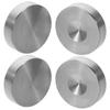 4Pcs Speaker Isolation Feet Stainless Steel Spikes Anti Vibration Shock Absorber Non Slip Pads for Subwoofer Amplifier Floor