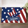 Puerto Rico Welcome Symbol Doormat - Cultural Non-Slip Floor Mat for Bedroom - Washable Holiday Home Decor Carpet Rug Mat