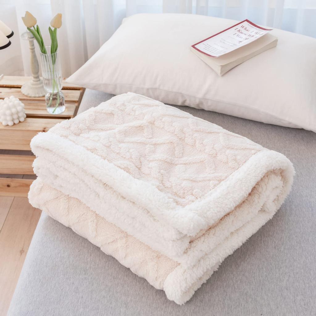 Mokoya Winterdecke, dick, stilvoll, groß, skandinavisch, leicht, gegen Geruchsmilben, statische Kontrolle, halbdoppelt, 150 x 205 cm, 2-teilige Decke, Größe, Boa,