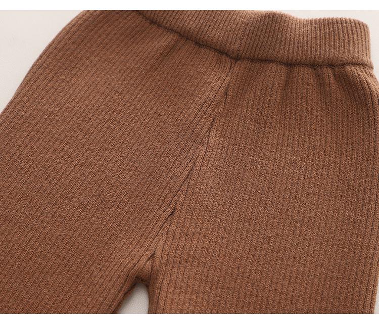 Mädchen Bärenpullover & Hosen Set - Herbst/Winter 2023 Melaard Strick Zweiteiler