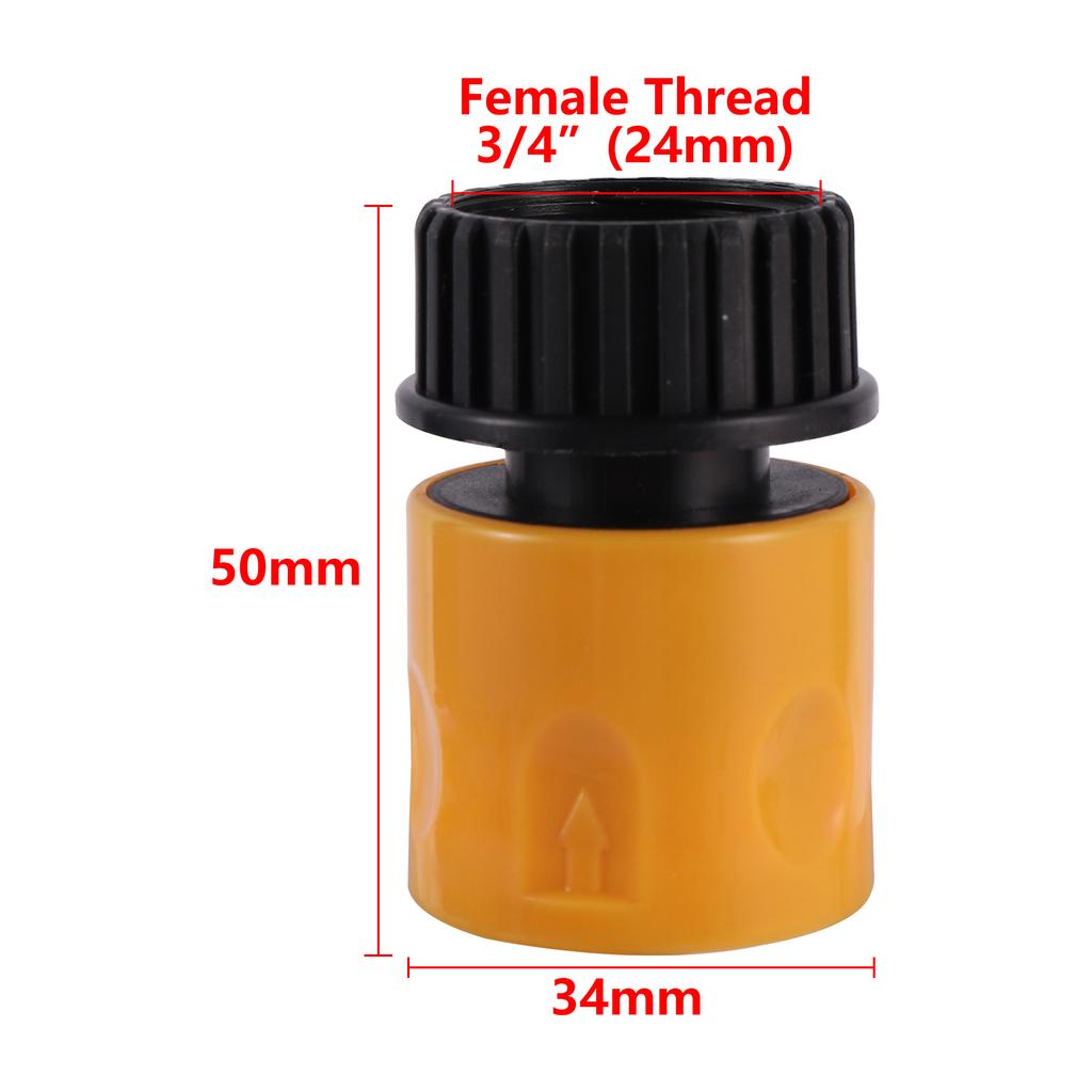 Garden Hose Quick Connector 1/2 3/4 1 Inch Pipe Coupler Stop Water Connector Repair Joint Drip Irrigation System 32/20/16mm Hose