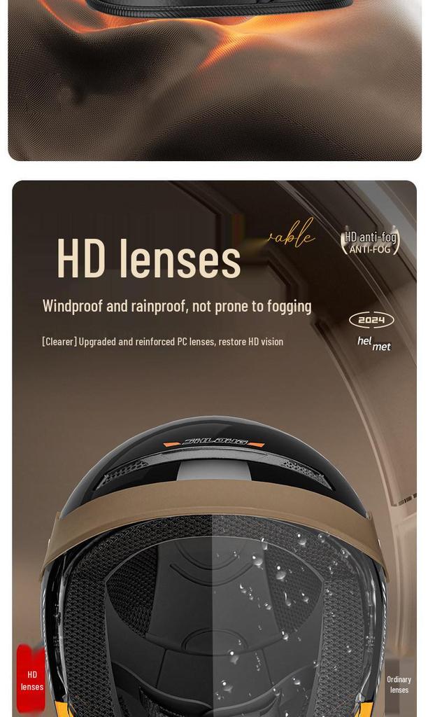 3C Certified Electric Helmet for Women & Men: Warm, Safe & All-Season Motorcycle Half Helmet for Autumn/Winter.