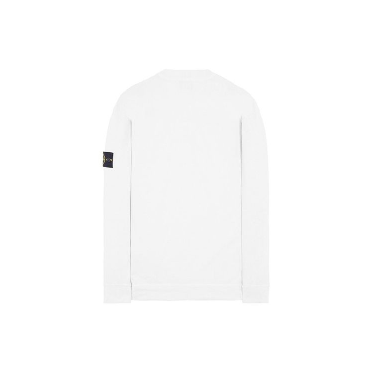 Stone Island Thick Cotton Crew Neck Pullover Long Sleeve Sweatshirt Men sweatshirt 761563750-V0001
