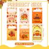 24 Pcs Friendsgiving Decorations Cutlery Holder Set, Thanksgiving Utensil Holder Pockets Table Decor for Friendsgiving Fall Autumn Harvest Party