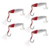 5Pcs 15g Metal Vib Hard Fishing Lures Jigging Fishing Baits Artificial Hard Lure with Sequin Laser