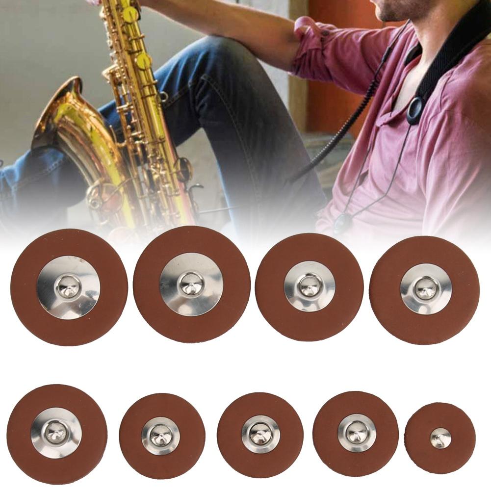 Set de 28 buc. Tampoane din Piele pentru Saxofon de Mărimi Multiple pentru Saxofon Soprano