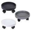 Soporte Redondo para Macetas Duradero de Alta Resistencia Anti Deformación Bandeja para Macetas de Plantas con Ruedas para Jardín Patio Herramientas de Jardinería