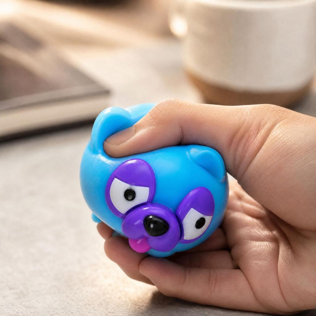 Hundegesicht-Wechselnder Stressball-Spielzeug - Niedliches Spielzeug für Erwachsene und Kinder