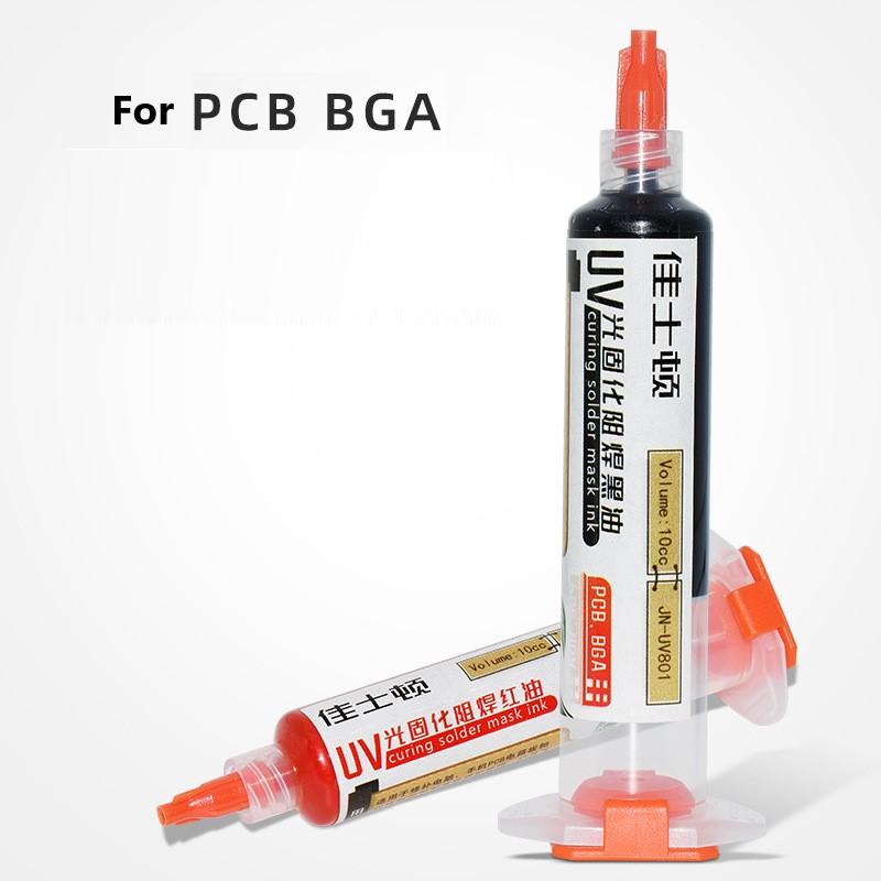Cerneală de pastă de mască de lipit cu întărire UV de 10cc pentru placa de circuite PCB BGA izolatoare Protejează pastă de lipit Flux ulei