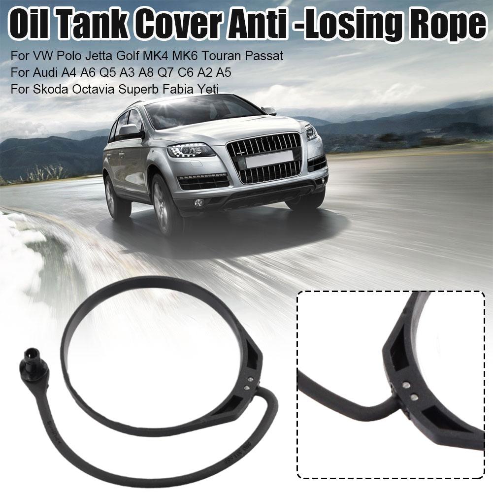 1/2pcs Car Fuel Tank Cap Anti Loss Fixed Traction Buckle Rope Universal Fuel Tank Cap Band Cord Traction Rope Not Easily Corrod