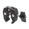 Multipurpose Super Crabbing Clamp with 1/4inch 3/8inch Thread Thumb Screw Adapter Pipe Clip Rod Clamp for Camera/Light