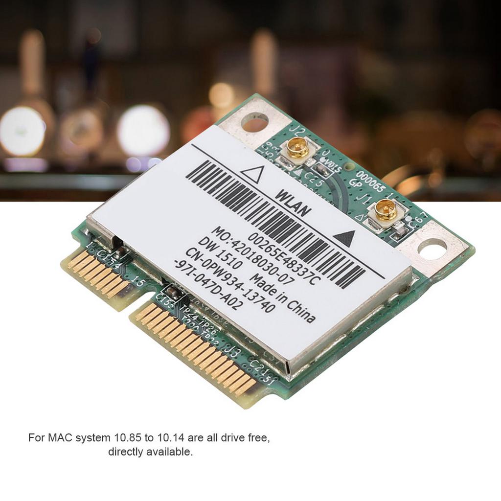 BCM94322HM8L DW1510 Dual Band 300Mbps Mini PCI E Wireless Network Card For DELL E4200 E5500