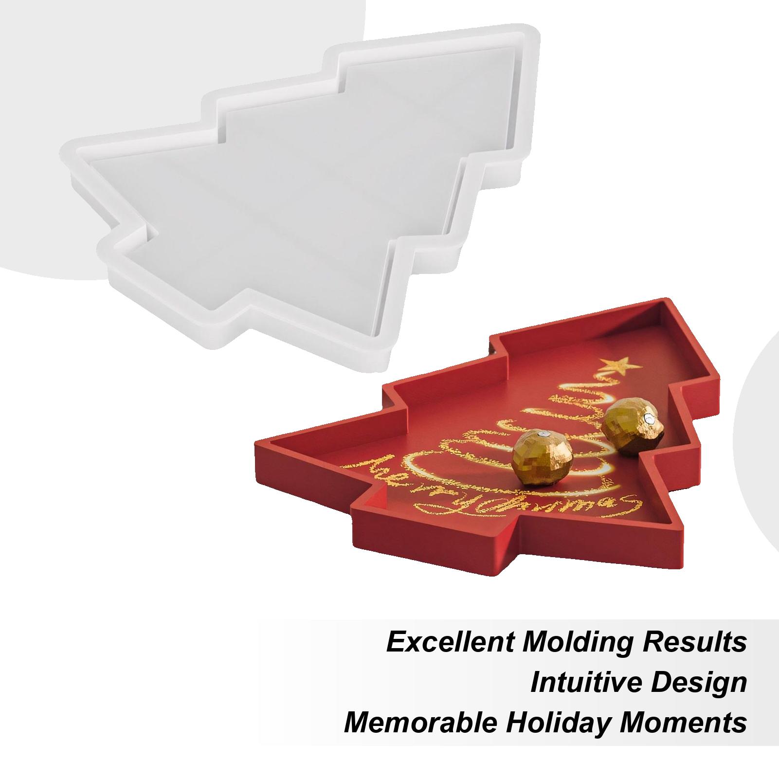 

Christmas Silicone Molds 7.09x5.51in Silicone Christmas Tree Tray Mold Casting Mould for Small Items Food Table Centerpiece China Mainland