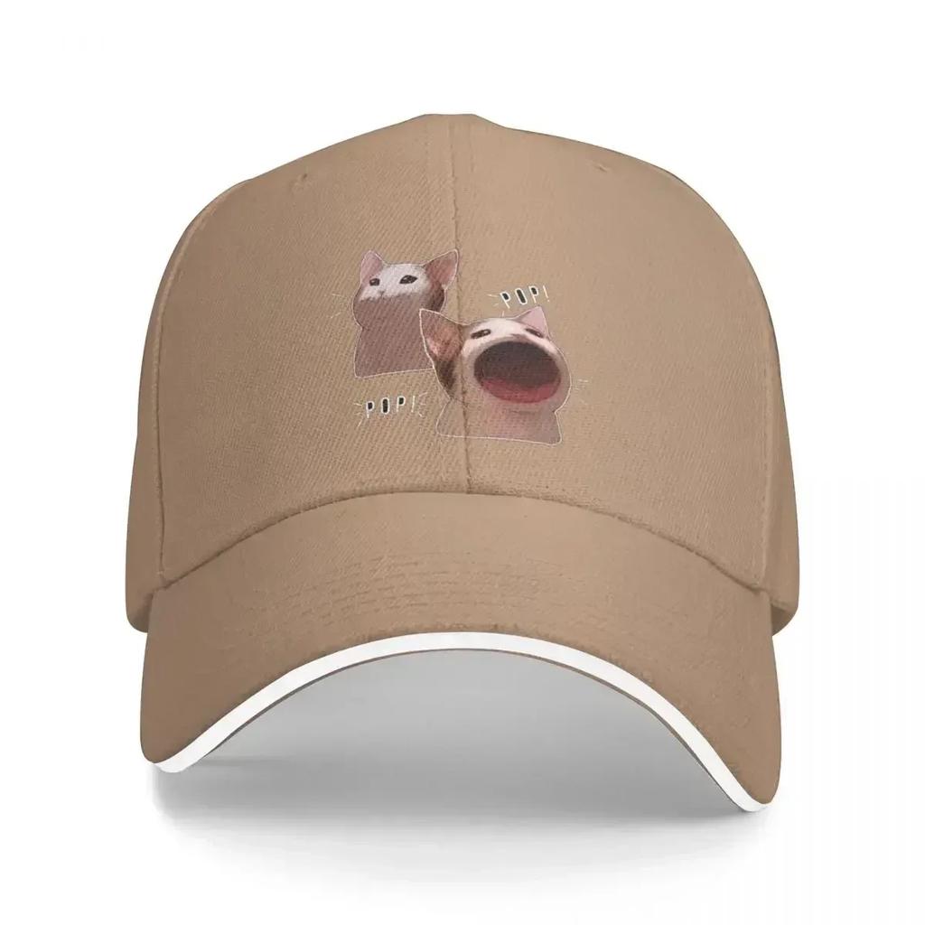 Popcat Baseball Cap Christmas Hat Hat Unisex Luxury Sun Hats For Women Unisexs