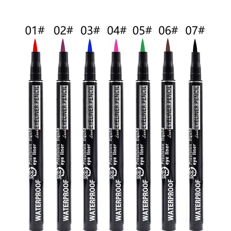 1pcs Colorful Precision Liquid Eyeliner Pens - Long-lasting Waterproof Smudge-proof For Beginners