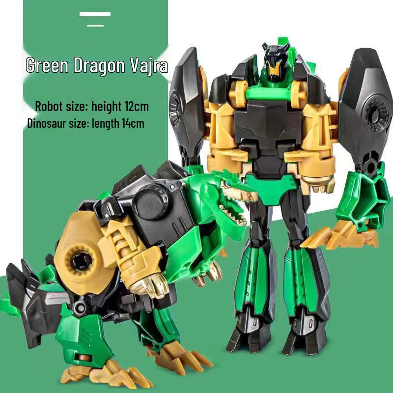 Children's One-Step Transforming Optimus Prime & Bumblebee Autobot Dinosaur Toy