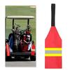 Kayak Warning Flags with Webbing Safety Tow Flags Canoes Redness Warning Flags for Kayak Towing Canoes Truck Enduring
