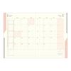 Midori Double Schedule Notebook 2025 B6 Monthly ToDo Orange 22323006 (Starting October 2024)