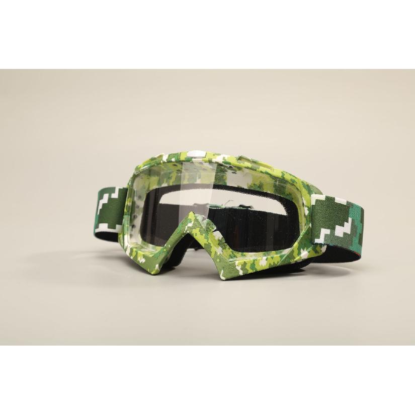 Motorcycle goggles with water transfer print, off-road outdoor riding sports glasses, ski goggles, windproof glasses