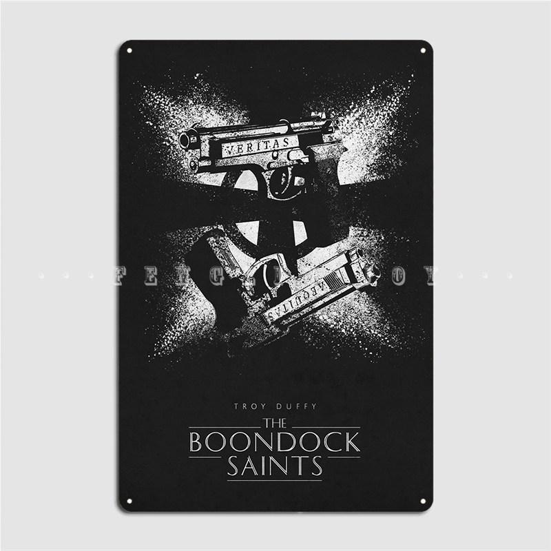The Boondock Saints Metal Sign Wall Mural Cave Pub Funny Wall Plaque Tin Sign Poster 20x30cm
