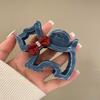 Hairpin Hollow Puppy Hair Grab Animal Red Bow Shark Clip Sweet Cartoon Hair Claw  Streetwear