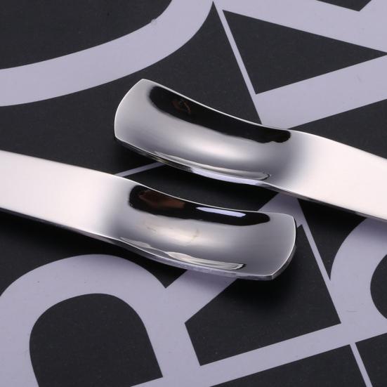 1Pc Stainless Steel Ice Cream Yogurt Dessert Spoon Stirring Kitchen Flatware