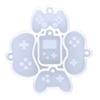 Shiny Gaming Keyboard Keychain Silicone Mold for Valentine Love Gift Craft