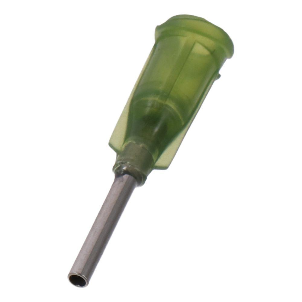 100 buc ace de dozare cu vârf bont din plastic, calibru 14, cu înșurubare, cu vârf bont