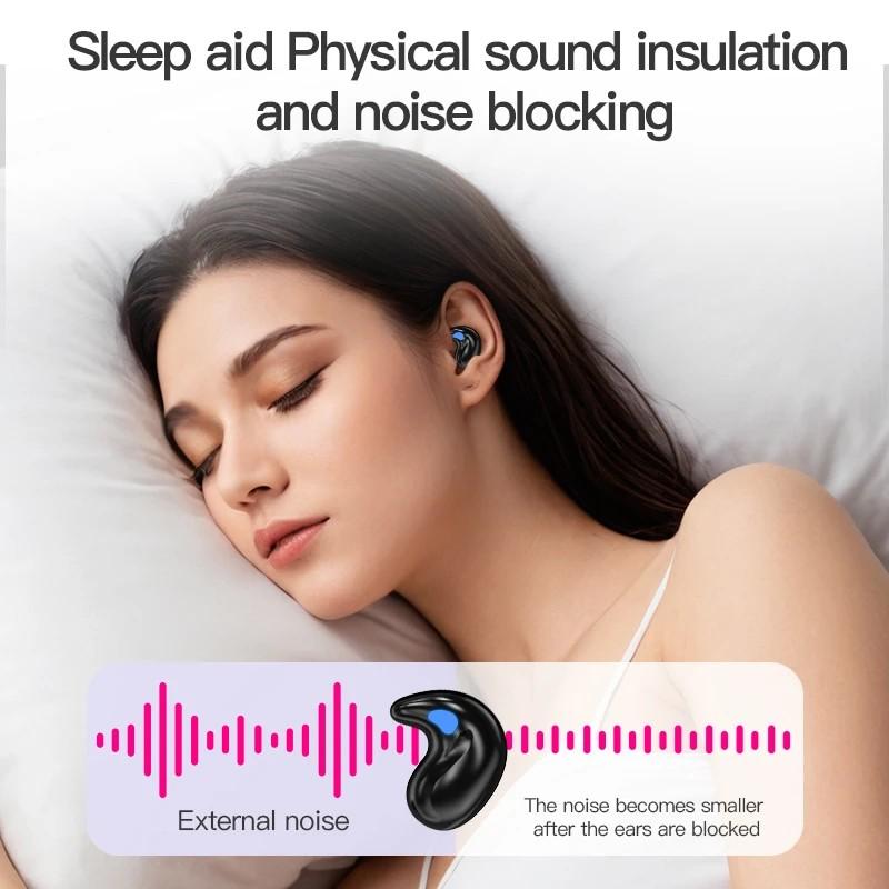 Wireless Watch Earphones Support Short Video Control For Tiktok HiFi Stereo Music Low Latency Sleep Earbuds Painless Wear