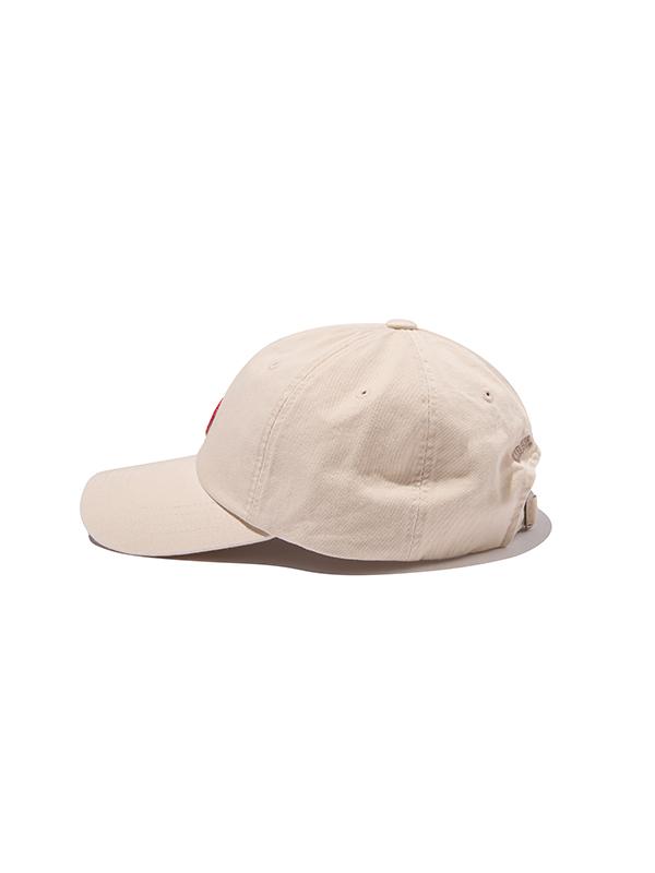KIRSH Heart Patch Ball Cap [Beige]