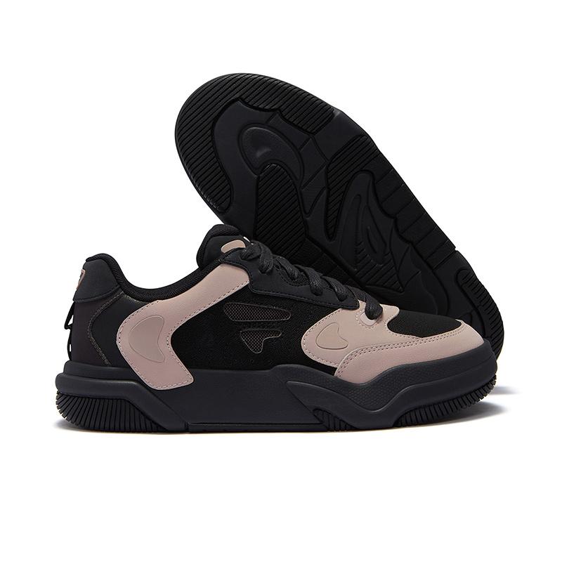 FILA Fusion Grind Fashion Versatile Low-Top Skate Shoes Women sneaker Black Gray Purple T12W442309FTC