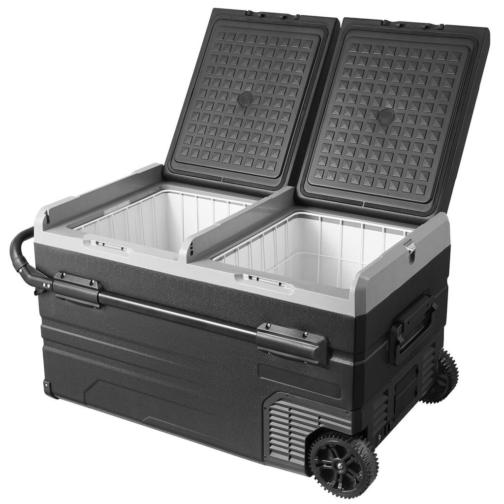 Portable Car Refrigerator Freezer Compressor 115 L Dual Zone for Car Home