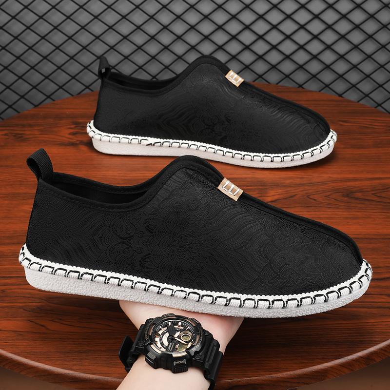 Fisherman's Shoes Summer Men’s Sneakers Canvas Shoes For Men Breathable Casual Shoes Male Flat British Style Loafers Men