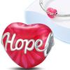 Copperromantic Heart Series Charms Hope Lovecopper Beads Fit Original Bracelet Diy Fine Jewelry Gifts For Women Making