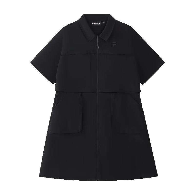 FILA FUSION Women s Cool-Touch Woven Polo Dress XS