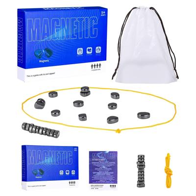 Jogo, Jogo de Tabuleiro Magnético, Jogo de Mesa Divertido com Magnético, Jogos Familiares para Crianças e Adultos