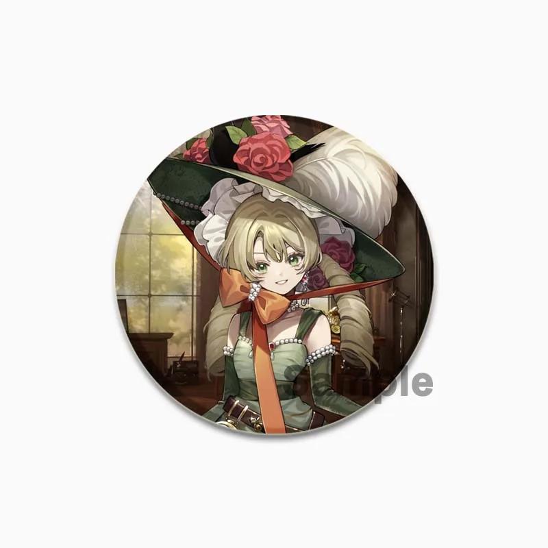 32/44/58mm Electronic Role Playing Games Badge Spathodea Ezra Desert Flannel Brooches Handmade Lapel Pins for Clothes Hat Backpack Jewelry