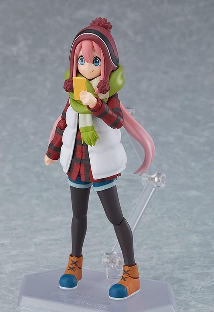 figma Camp Nadeshiko Kagamihara DX Edition ABS PVC Painted Movable Figure Laid-Back Non-Scale &