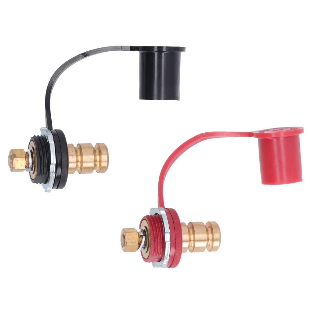 Charger Post Kit 20mm Stud Cap Car RV Truck Charging Pile Jumper Terminals Black Red High Strength for 250A