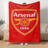 Arsenal Football Club Theme Printed Blanket - Perfect for Couch, Bed, Travel & Outdoor Use | Machine Washable, Cozy & Durable.