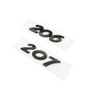 2026 Horká Samolepka na Auto 3D Černé Stříbrné Písmena 206 207 301 307 308 408 508 Znak pro Peugeot Auto Blatník Kufr Zadní Logo Samolepka