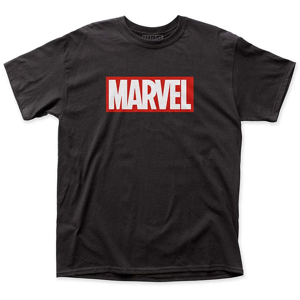 Official Marvel Classic Logo 100% Cotton T-shirt Mens Tees Top S