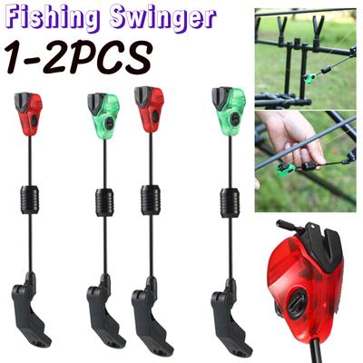 1-2PCS Outdoor Carp Fishing Swingers Fishing Bite Alarm Swingers Carp Fishing Sea Rod Alarm Fishing Tools