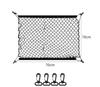 Multi-Purpose Car Trunk Storage Net: Flat, Vertical, Non-Elastic Options